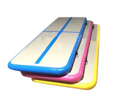 China Competition Multi Color Gymnastics Trampoline Air Mat Inflatable Jumping Gym Bouncing Mat Crashing for sale