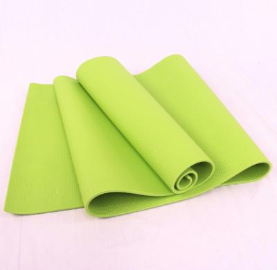 China Yoga Club Customized 6mm EVA PVC Band NBR Suede Home Fitness Thick Yoga Mat With Logo for sale