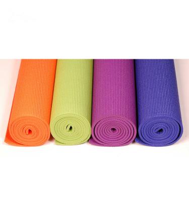 China Wholesale Home Fitness Equipment Wholesale Fitness Yoga Club Gym Durable Thick TPE/PVC Cheap Comfortable Durable Anti Tear Yoga Mat for sale