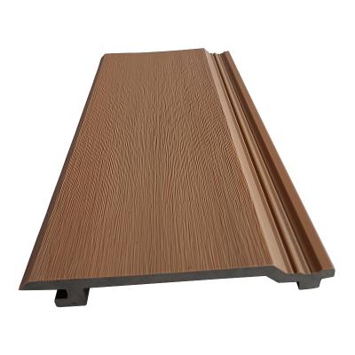 China Modern Eco - Friendly Anti - Scratch Co - Extrusion WPC Wall Panel Fireproof WPC Siding for sale