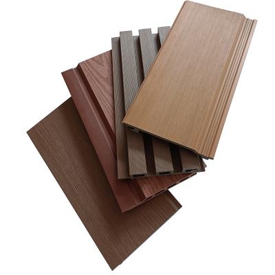 China DECOR Modern Interior Exterior Decorative Wood Plastic Cladding Exterior WPC Panel for sale