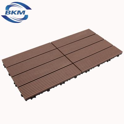 China Modern Waterproof Wpc DIY Decking Tiles Outdoor Low Maintenance Outdoor Floor Tiles for sale