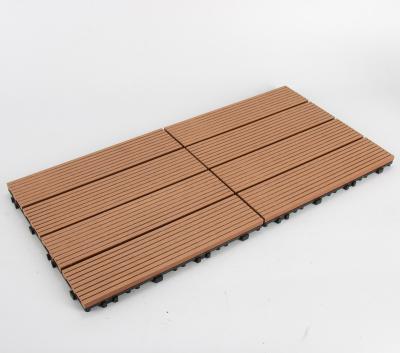 China Interlocking Wood Plastic Decking Modern Wood Plastic Composite Wpc Decking Balcony Flooring WPC Decking Tiles for sale