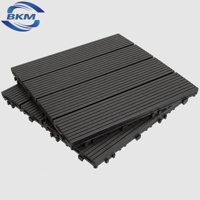 China Modern Manufacturer Waterproof WPC 300*300mm WPC INTERLOCKING DECKING TILES for sale