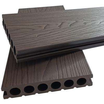 China 3D Floor Embossing Modern Recycled Plastic Lumber Sea Floor Deck Construction Material. for sale