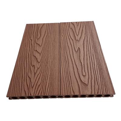 China Modern high quality outdoor garden floor decking board 3d embossed decking for sale