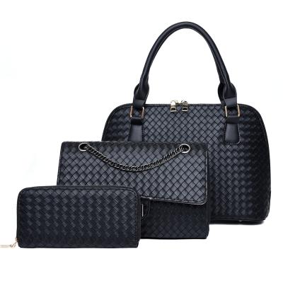 China Fashion Handbag Sets 3 Pieces Women Bags Sweet Lady Manufacturers Wholesale Bags For Women for sale