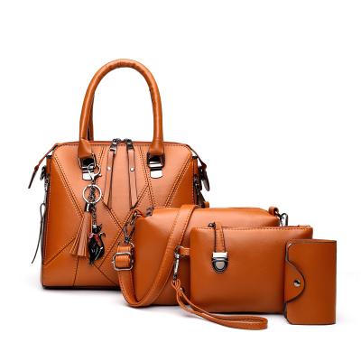 China Fashion New Style Women Waterproof Handbag Purse Sets 4 Piece Women Handbags Set Ladies for sale