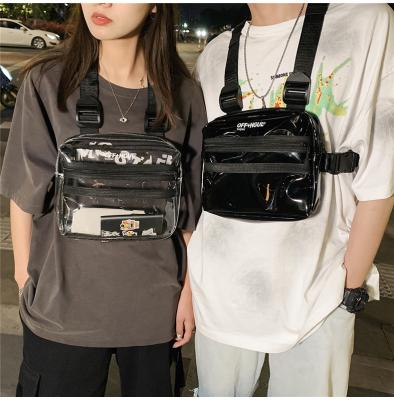 China Fashion PVC Wear Resistant Men Cross - Body Bags Chest Bags Cross Pack Tactical Package for sale