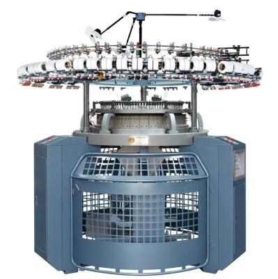 China Weft Mquina De Tejido De Punto Weaving Machine Three Yarn Circular Fleece Tubular Fabric Knitting Machine for sale