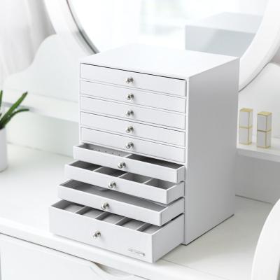 China Luxury Jewelery Organizer OEM Jewelry Gift Box Jewelry Storage Case Jewelry Organizer Box for sale