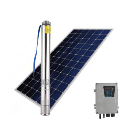 China Utilities 600w Deep Well Pump Swimming Pool Power Submersible Industrial Solar Water Pump for sale