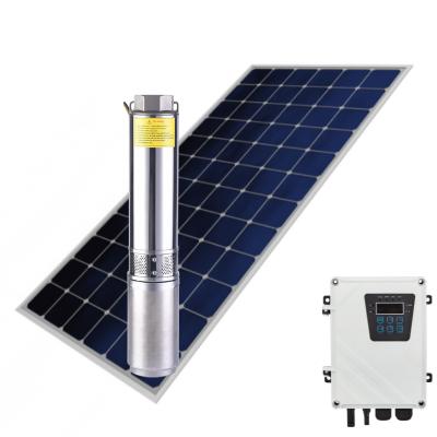 China Other Custom 4 Inch Dc48 750w Agriculture DC Well Protected Deep Pump 12v Water Solar Power Submersible Pump for sale