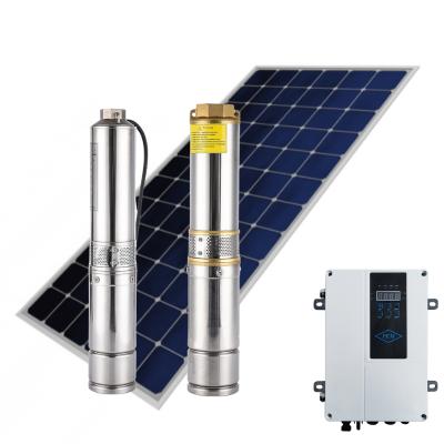 China Other Custom Mini Deep Well Submersible Solar Pump Ac110/dc150 Solar Water Filled Encapsulated Water Pump for sale