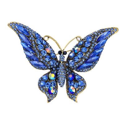 China Hot Sale Europe Shawl Scarf Butterfly Brooch Pin for sale