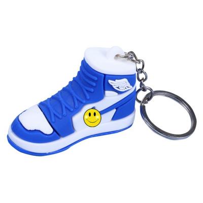 China Wholesale Fashion Design Mini Shoe Key Chain 3d Soft Rubber Sneaker for sale