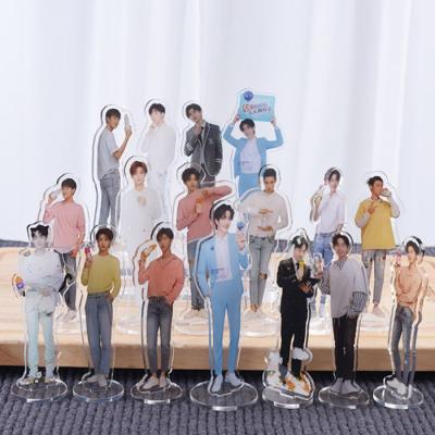 China Custom Europe BTS Clear Display Stand Standee Acrylic Plastic for sale