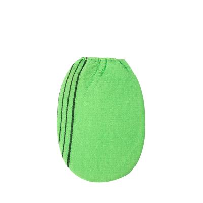 China Viable Durable Viscous Fiber Exfoliating Korean Body Shower Scrubber Towel Fashion Bath Gloves for sale