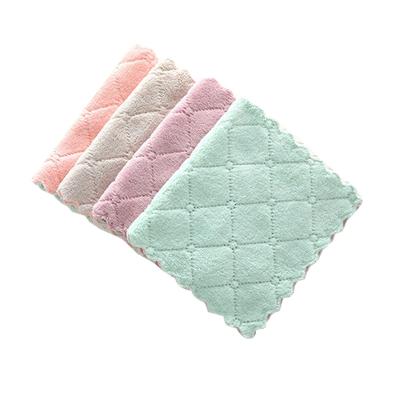 China Hot-selling Sustainable Household Kitchen Towel Cleaning Rags Cleaning Fiber Glass Screen Cloths for sale