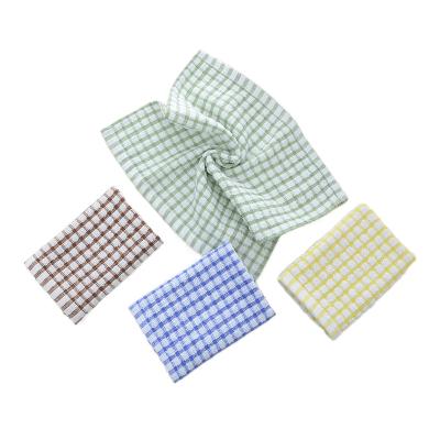 China Super Soft Dyed Kitchen Tea Cloth Cotton Sustainable Cotton Weave Cleaning Dish Towel for sale