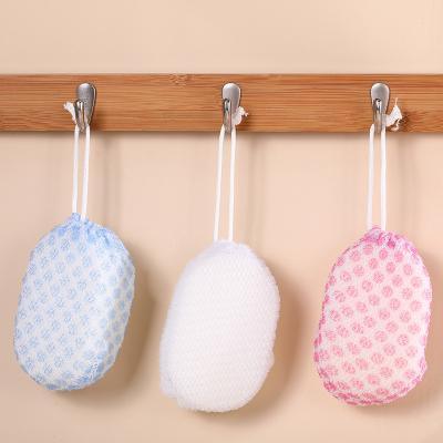 China EXFOLIATE Printing Sponge Factory Supply Direct Bath Bubble Loofah Bath Cleaning Soft Exfoliating Sponge for sale