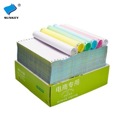 China Bills NCR Premium Custom Computer Sunkey Size 1-6 Plys Carbonless Paper Continuous Ream Roll In Sheets for sale