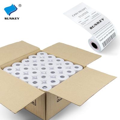 China 2 Position Sunkey System Thermal Paper Rolls 1/4 x 50 Cash Register Thermal Printer Paper Roll Made in China for sale