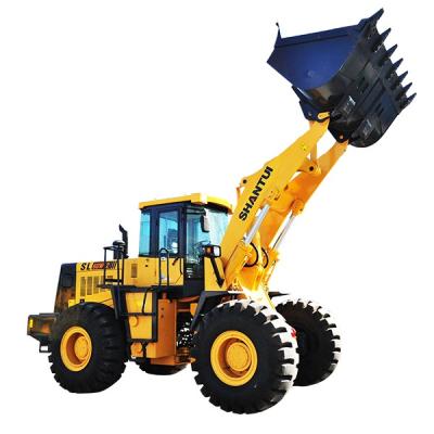 China Mining China Shantui 6 ton SL60W-2 wheel loader tractor with front end for sale for sale