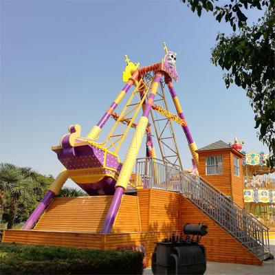 China New style glass amusement park and outdoor cheap pirate ship JB-24PS for sale