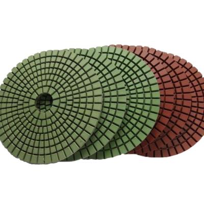 China 5 Inch Diamond Polishing Pads 3 Dry Polishing Step For Concrete Polishing for sale