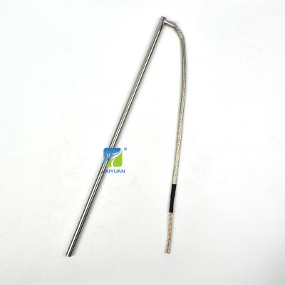 China Laiyuan Hotels 10*415mm L Shape Electric Cartridge Heater With Flexible Tube Duct 208V 500W for sale