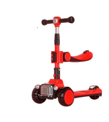 China Adjustable Handlebar Height Customizable Wholesale china scooter DIY Baby adjustable Cheap kids scooter 3 wheel foot scooter for sale