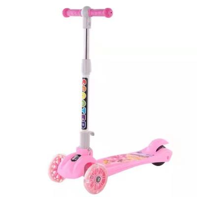 China Adjustable Handlebar Height Multi-functional High Quality kids kick scooter 3 in 1 pedal scooter with lamp for baby 2-10 years old for sale