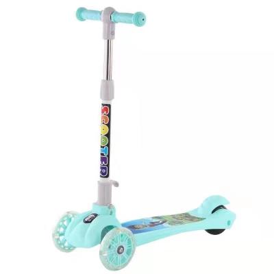 China Adjustable Handlebar Height New Mini Kick Scooter Three-wheeled Wheels glow Children's Scooter Foot Children's Baby Scooter Kids for sale