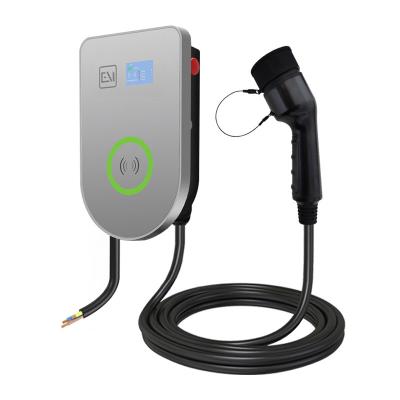 China AC Follus 32A 7KW Wallbox EV TYPE 1 J1772 Home EV Charging Station Car Electric Home Charging Charger for sale