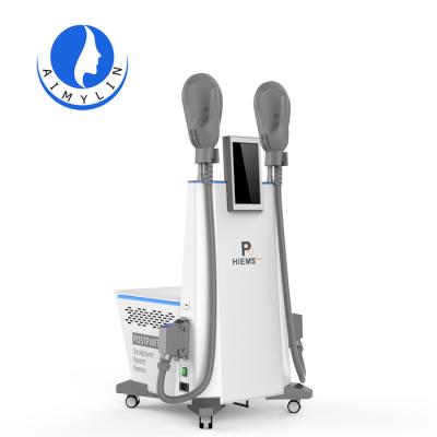 China Newest 2 Handles Weight Loss EMS Body Slimming Sculpt Pro HIEMT Muscle Stimulation EMS Body Sculpting Machine for sale