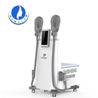 China AML Weight Loss Beauty Device 7 tesla 2 handles hiemt muscle building body sculpting machine for sale