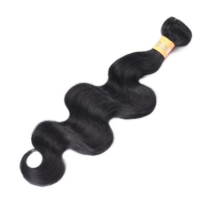 China Soft Natural Body Wave Color 1B Brazilian Virgin Hair Long Weave Bundles Wholesale Colored Hair Bundles for sale