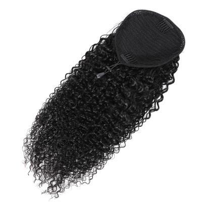 China YS Soft Drawstring Ponytail Hair Women Hair Ponytail For Black Afro 4b 4c Curly Curly Extension for sale