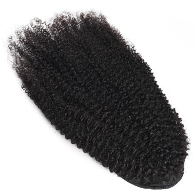 China Hot Selling Soft African Curly Hair Ponytail Drawstring, Hair Bands For Ponytail Extensions for sale