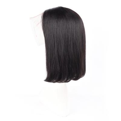 China Top & Natural Straight Brazilian Lace Front Bob Wigs Pixie Cut Human Hair 4*4 13*4 Short Hairline Gluess Wholesale Price Hairline for sale