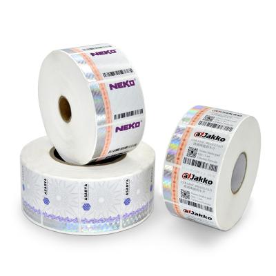 China Anti-counterfeit Yutai Factory Products Holographic Security Sticker Hologram Foil Label Roll Reflective Roll Quality For Brand Packaging for sale