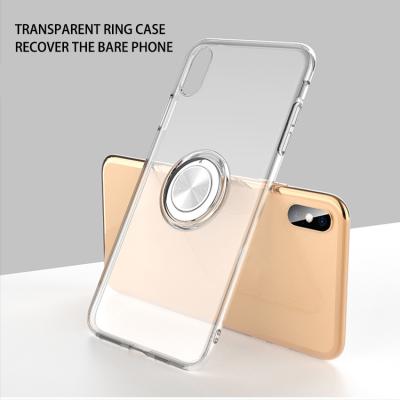 China 2019 New Luxury Gorgeous tpu Magnetic Ring Holder Magnetic Phone Case for iphone6 ​​iphone7 iphone8 iphonex for sale