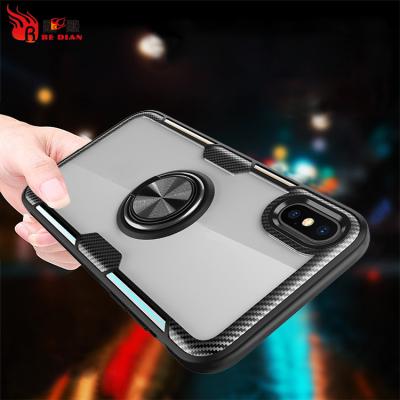 China For car magnet ultra thin magnetic cell phone cover for iphone xs case clear, 2 in 1 cell phone case xs for sale