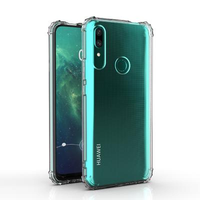 China Four Corner Shockproof Bumper Clear TPU Protection Mobile Phone Cover Case For Huawei Y9 2019 Prime/P Smart Z for sale