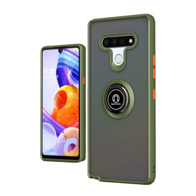 China DIOUSI Eco-friendly PC TPU Frosted Translucent Phone Case Cover For LG Stylo 6 for sale