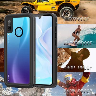 China Shenzhen factory wholesale waterproof dropproof ip68 P30 lite nova 4e phone case for Huawei with built-in screen protector for sale