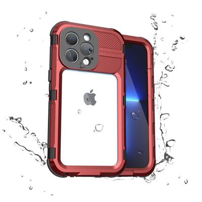 China Shellbox New Arrival Anti-drop IP68 Standard Metal Case Shockproof Metal Waterproof Case Underwater For Swimming/Hiking for sale