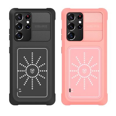 China Shellbox New Arrival Fashional Party Shockproof Phone Case Beat With Luminous Music Phone Case For Samsung S21 Ultra for sale