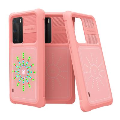 China New Fashional Shockproof Colorful Shining Bright Luminous Phone Case P40 Pro For Huawei P40 Pro For Samsung s21 Ultra For Bar for sale